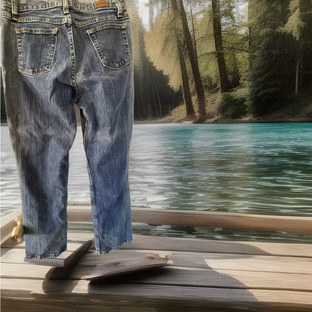Riders Straight Leg Denim Blue  Jeans Women’s Size 8M 29x30 - Picture 2 of 7